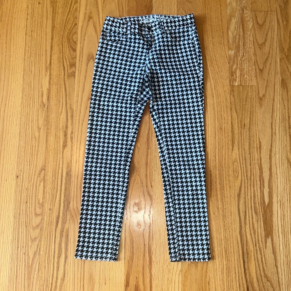 Gap houndstooth super skinny pants, size kids 8